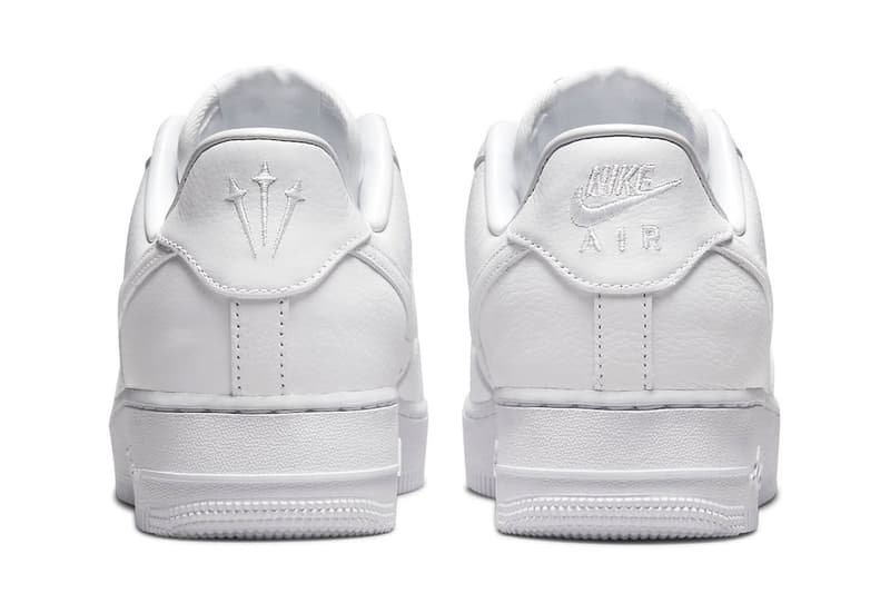 Official Look Drake NOCTA Nike Air Force 1 Low Certified Lover Boy CZ8065-100 white cobalt tint white 2022 160 usd heart cursive release info date price