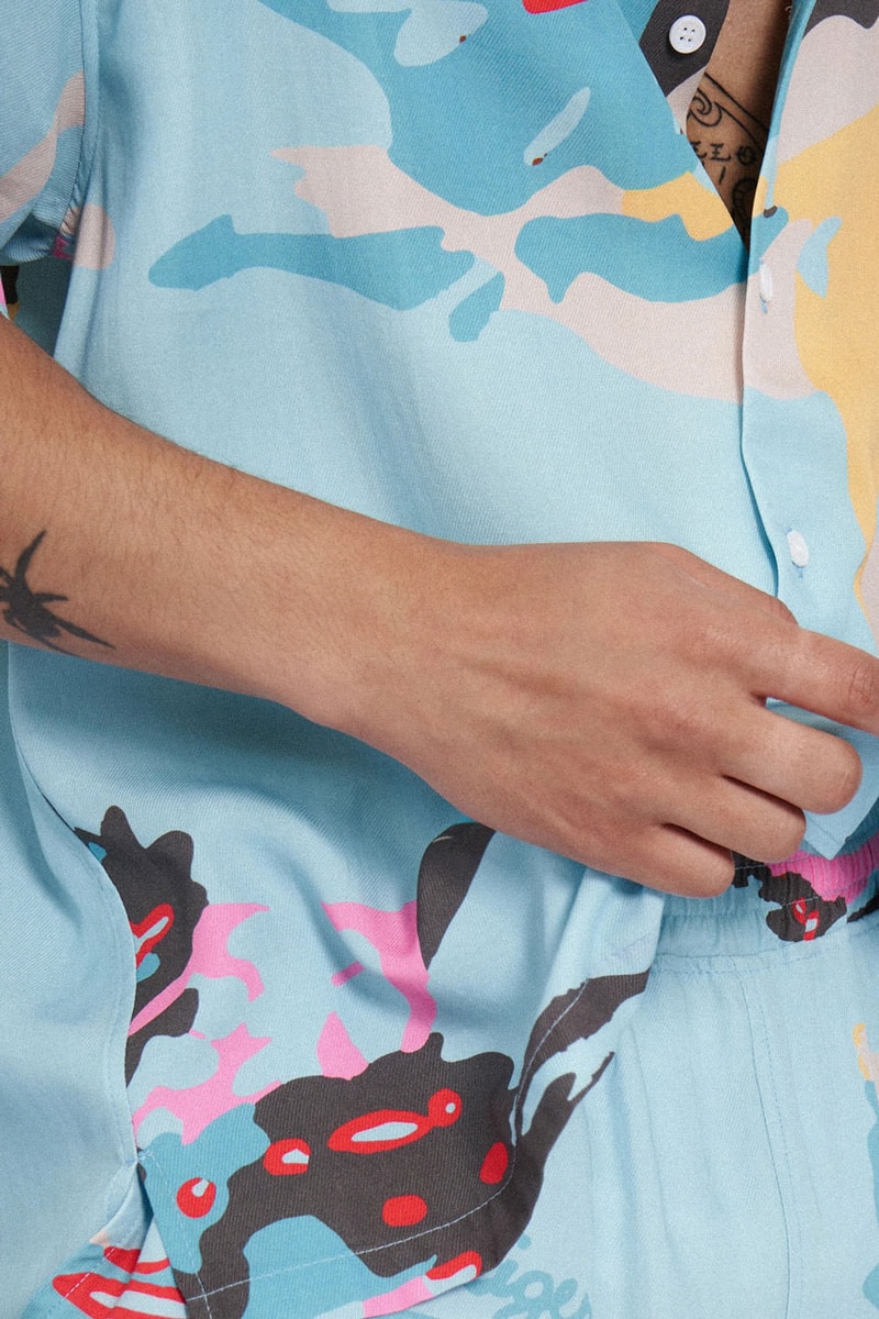 Due Diligence London Fashion Streetwear Luxury Silk Denim Co-ord Graphic Prints Contemporary Embroidery Style Menswear 