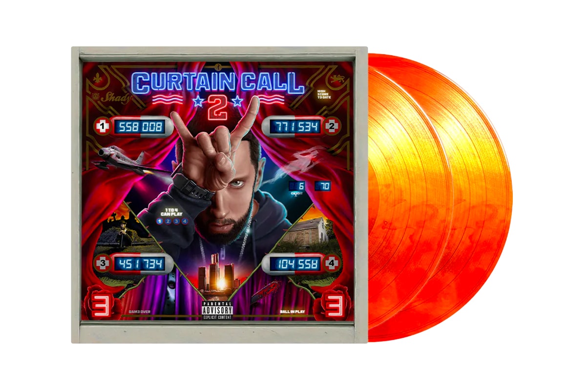 Eminem Releases Arcade-Themed 'Curtain Call 2' Merch marshall mathers dr dre rapper detroit 