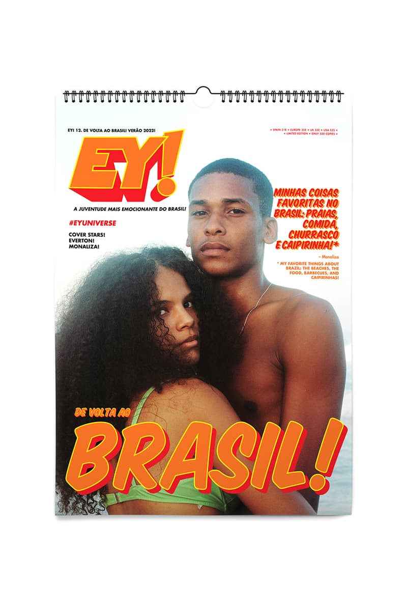 Eytys EY! Calendar Magazine Luis Venegas Swedish Unisex Brand Summer 2022 Eber Figueira Back to Brazil!