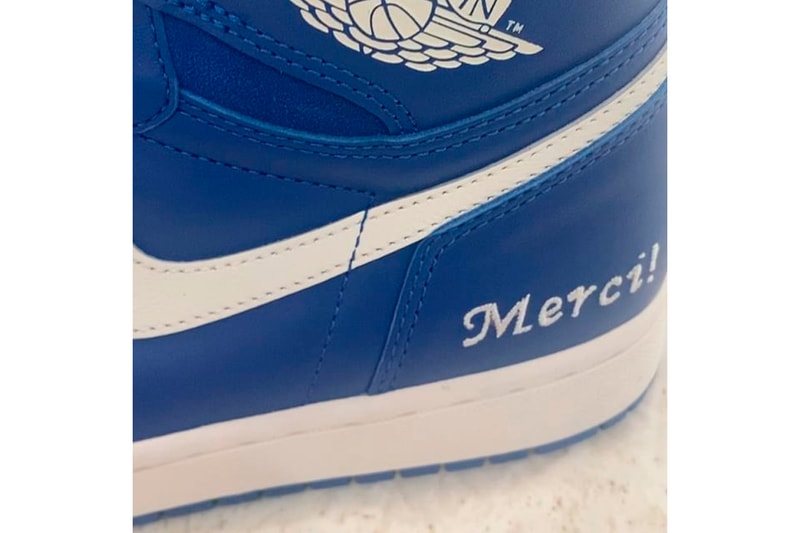 Fat Joe colette Air Jordan 1 High Sample Reveal Info Friends and Family