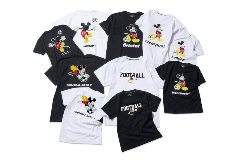 F.C.Real Bristol ミッキーマウス Tシャツブラック 【公式通販】