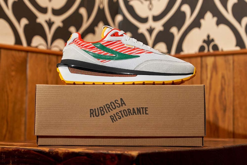 FILA Teams Up with Iconic NYC Pizzerias for Sneaker Collection white red green black grey 
