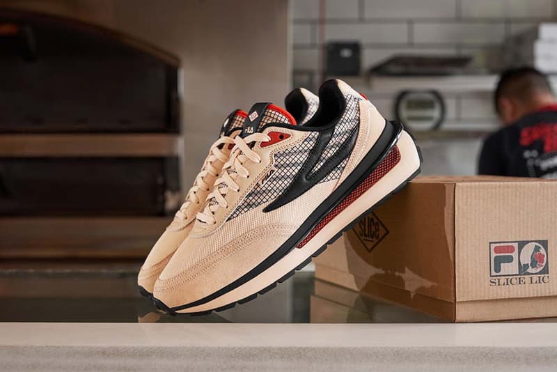 FILA Teams Up with Iconic NYC Pizzerias for Sneaker Collection white red green black grey 