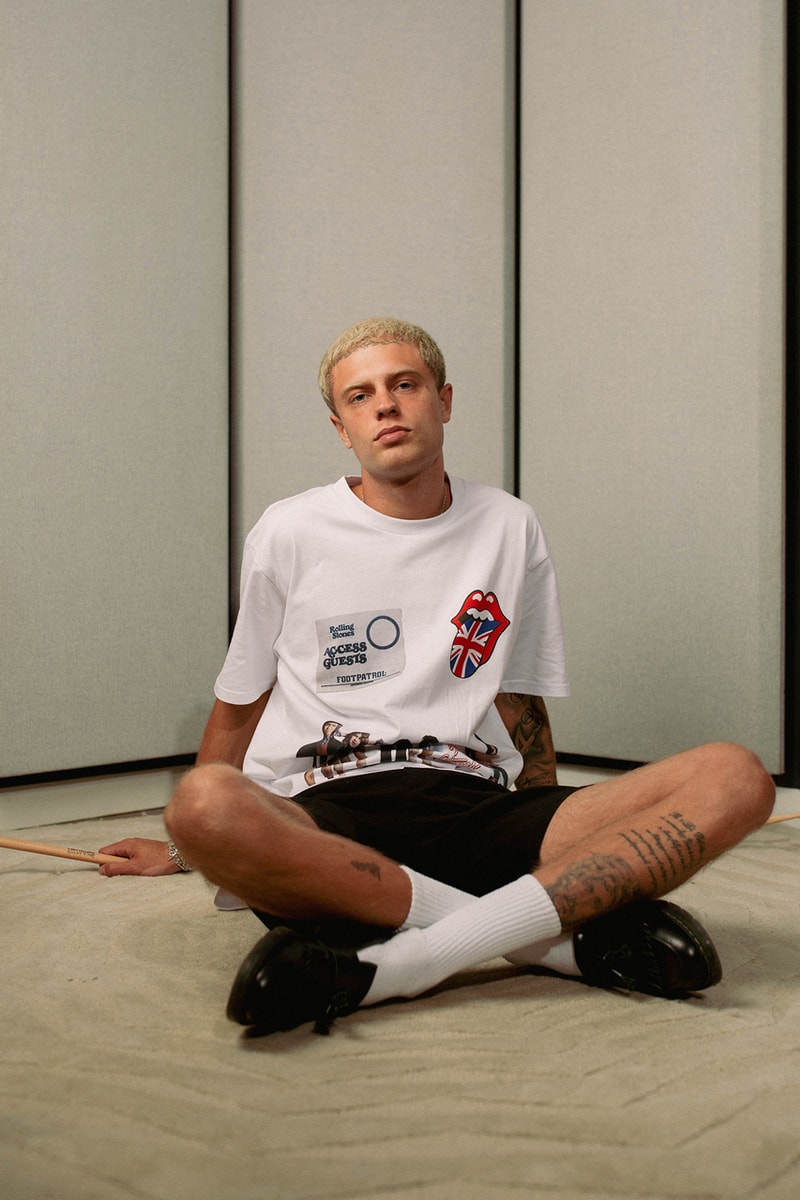 Footpatrol x The Rolling Stones SIXTY Tour 2022 Collaboration Merch Collection 20th Anniversary Rock n Roll Band 