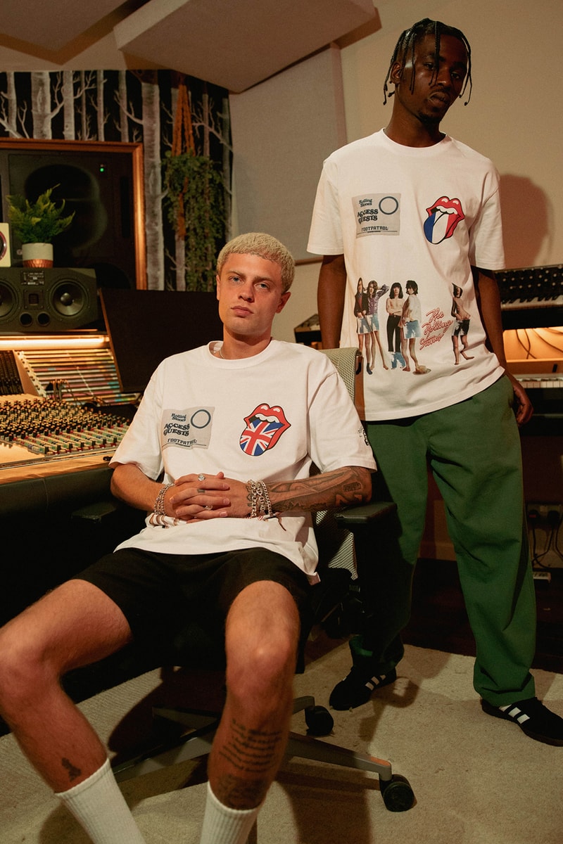 Footpatrol x The Rolling Stones SIXTY Tour 2022 Collaboration Merch Collection 20th Anniversary Rock n Roll Band 