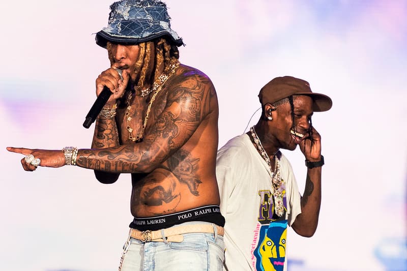 Future Brought Out Travis Scott at Rolling Loud Miami performance day 2 hold that heat goosebumps antidote live