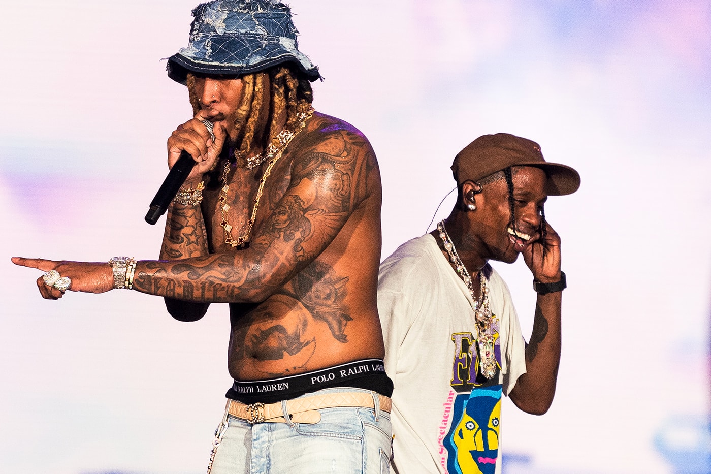 Future Brought Out Travis Scott at Rolling Loud Miami performance day 2 hold that heat goosebumps antidote live