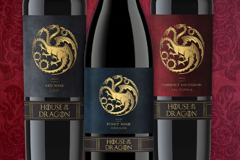 'House of the Dragon' Wine Launches Ahead of 'Game of Thrones' Prequel
