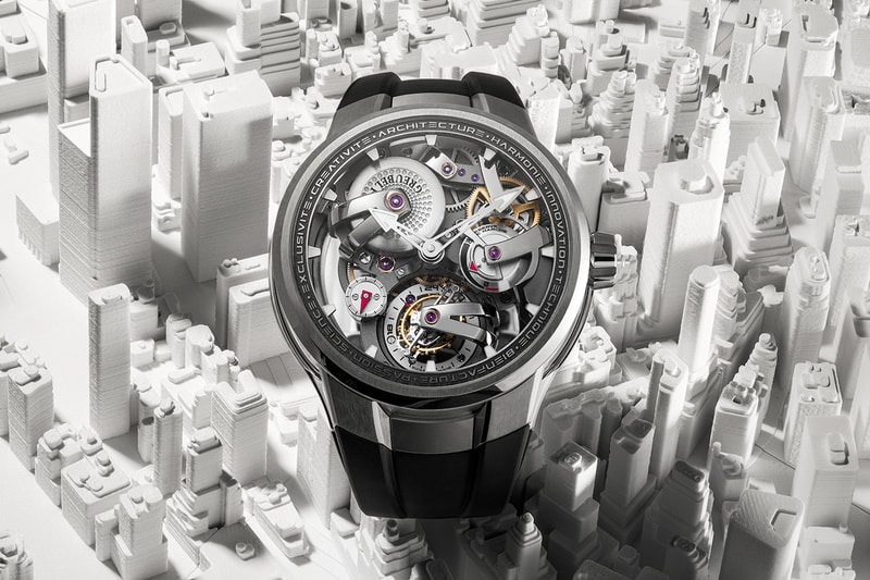 New Convex Case Design And Sapphire Crystal Caseband Showcase Architectural New Tourbillon Movement