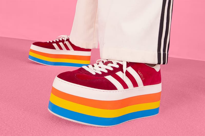 Adidas & Gucci Drop Platform Gazelle Sneakers, $20k Golf