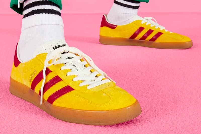 Gucci adidas Originals Gazelle Collection Re-Release Info Date Buy Price Mesa White Red HQ8850 Light Pink Collegiate Purple Bold Green HQ8852 Collegiate Royal HQ8849 Yellow HQ7083 Light Blue HQ8851 HQ7085