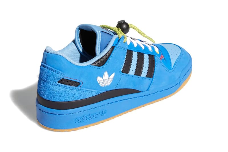 Hebru Brantley adidas Originals Forum Low Mid RT Customized / Core Black / Light Blue Core Black / Tech Olive / Cloud White GZ4403 GZ4396 Release Information