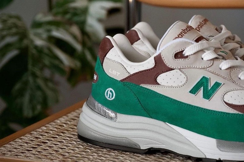 Hidden NY New Balance 992 green brown white gray past present future H LST first look release info date price