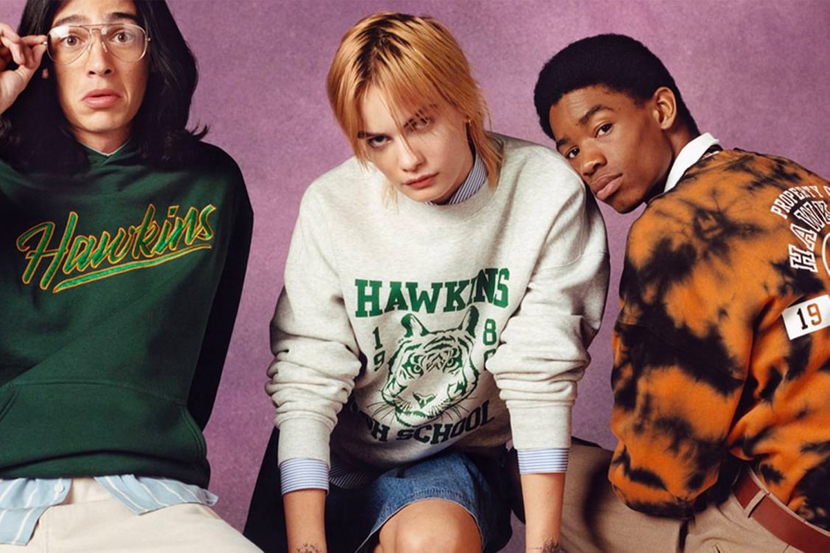 H&M Launches 'Stranger Things'-Inspired Capsule Collection netflix millie bobby brown the upsidedown 1980s hawkins 