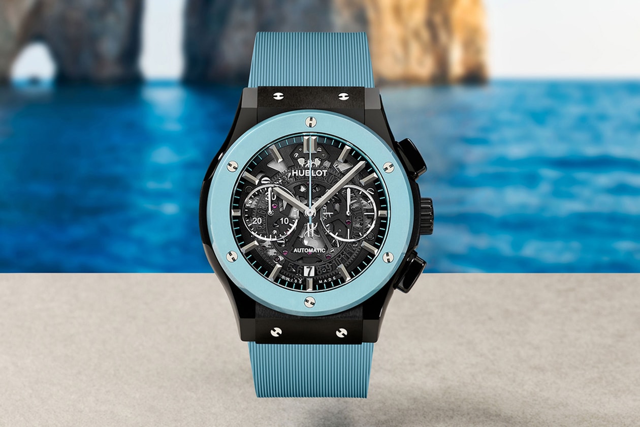 Three Ceramic Chronographs Take Their Color Palette From Ibiza And St Tropez And Capri