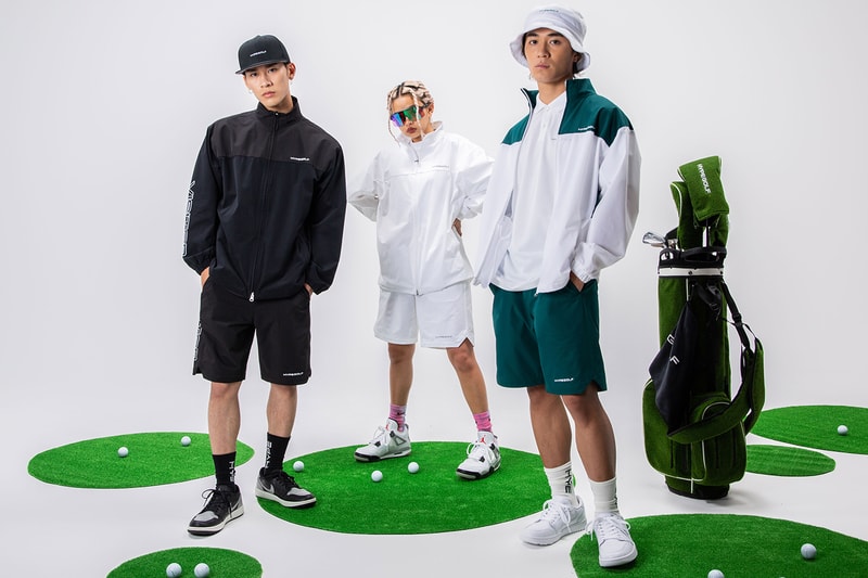 Hypegolf Japan Apparel Collection Drop one Closer Look golfing sports apparel shibuya Tokyo 