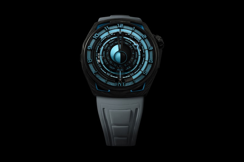 Swiss Watchmaker HYT Unveils Luminescent Moon Runner Model