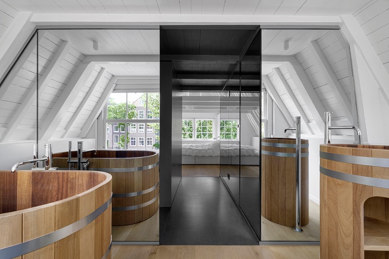 i29 Transforms Amsterdam Canal House Using Green Accents 