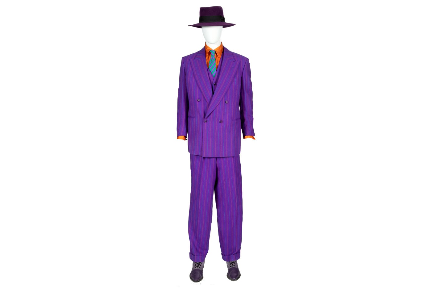Jack Nicholson tim burton Batman purple Joker Suit auction 60 000 usd opening bid