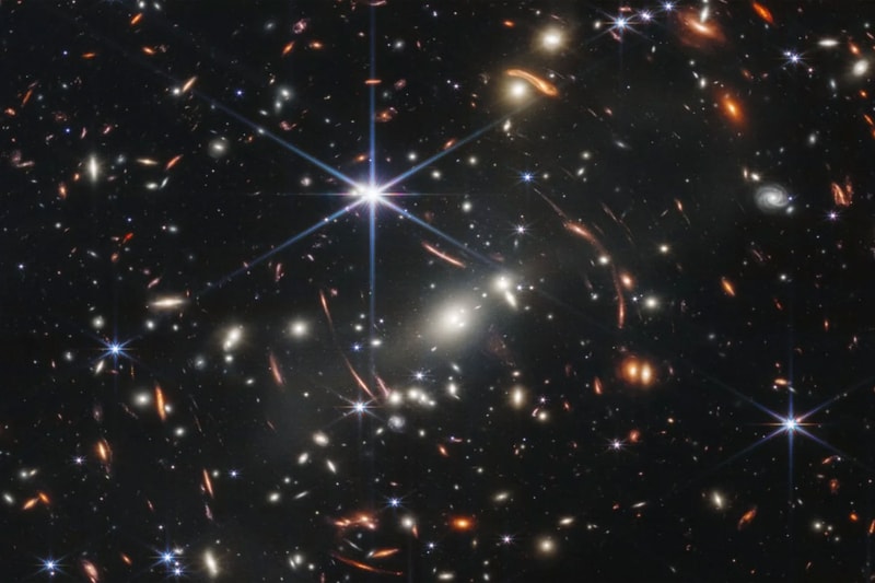 NASA James Webb Telescope Deepest Image Distant Universe to Date galaxy cluster smac 4.6 billion years ago