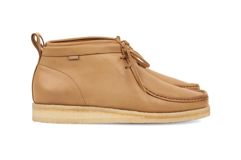 JJJJound padmore barnes P404 original boot soft leather wallabees 1963 p204 moccasin tan crepe rubber sole july 8 release info date price 