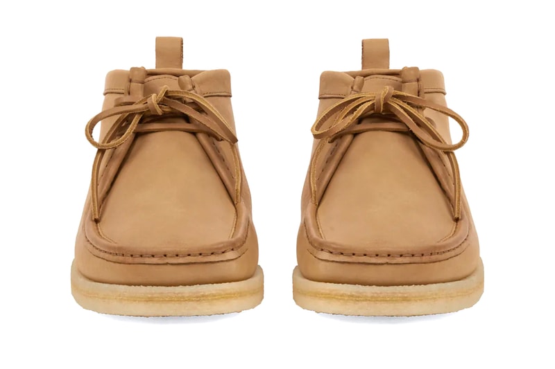 JJJJound padmore barnes P404 original boot soft leather wallabees 1963 p204 moccasin tan crepe rubber sole july 8 release info date price 
