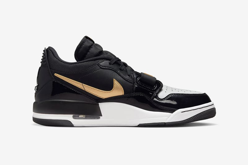 jordan legacy 312 black metallic gold