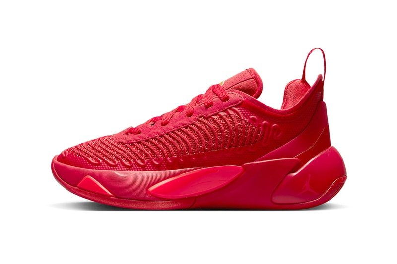 Official Look at Jordan Luka 1 "University Red" luka doncic dallas mavericks nba basketball air jordan michael jordan nike 