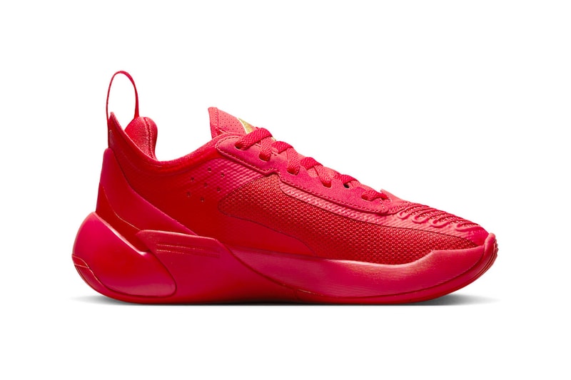 Official Look at Jordan Luka 1 "University Red" luka doncic dallas mavericks nba basketball air jordan michael jordan nike 