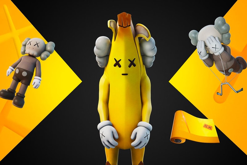 KAWS Fortnite KAWSPEELY Skin collaboration Release