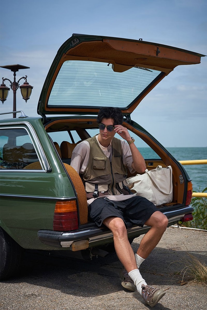 Lakh supply hexagonist drop 1 spring summer collection spring summer 2022 layered lafayette hong kong hexagon nylon vest tee shorts release info date price