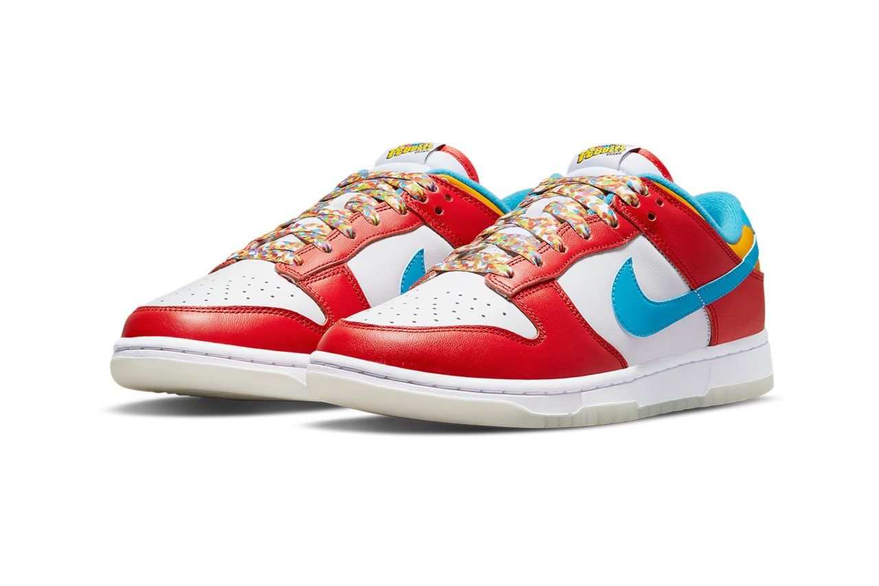 lebron james nike dunk low fruity pebbles DH8009 600 release date info store list buying guide photos price 