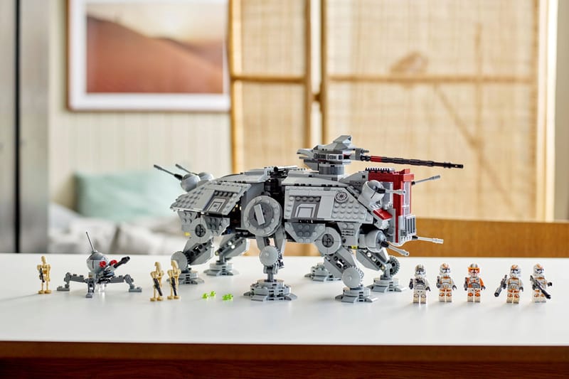 clone wars lego at te