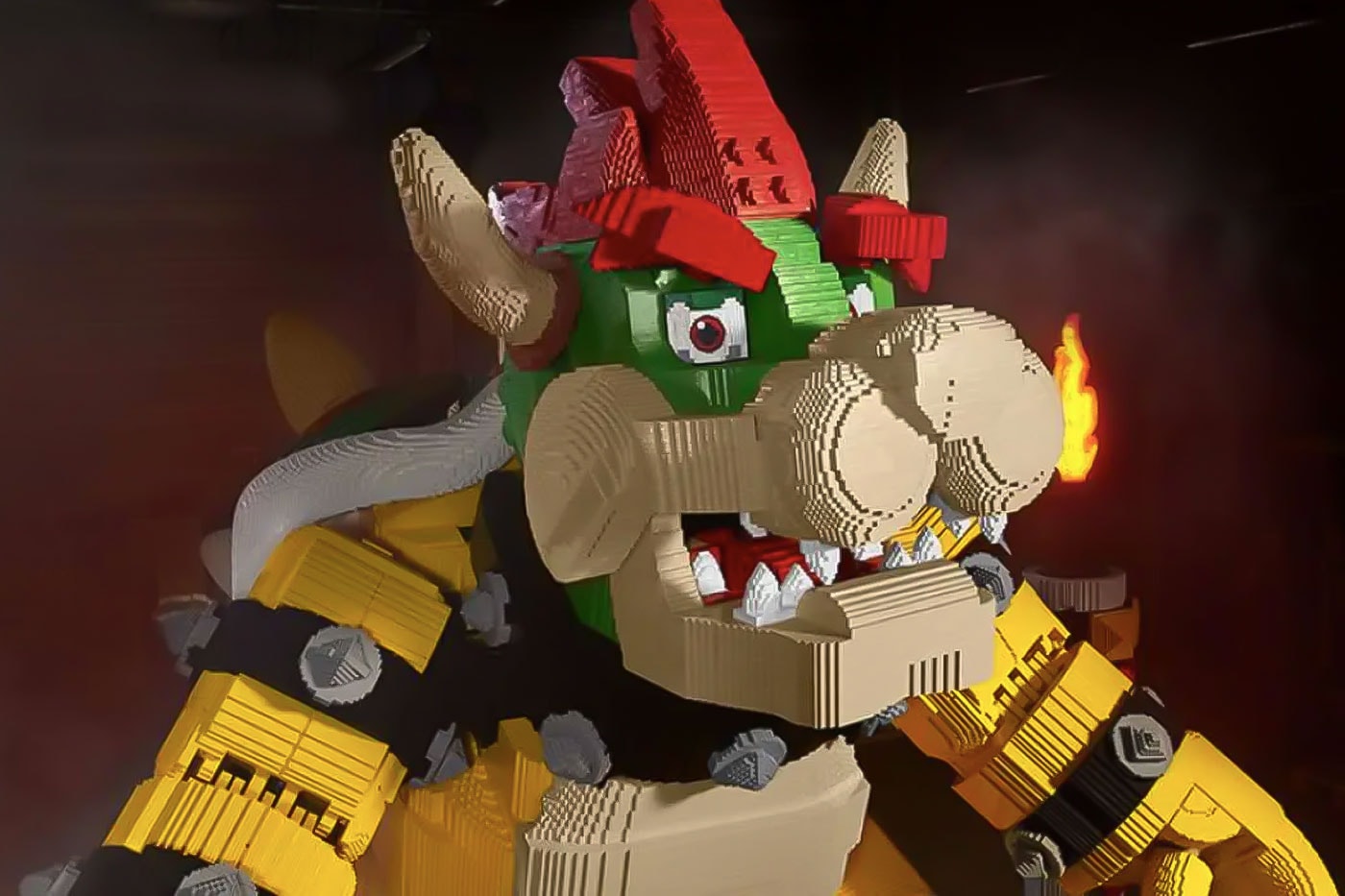LEGO's Massive Bowser Set Gets Even Bigger The 14 feet tall figure is slated to appear at San Diego Comicon 663900 July 21 24 fiery release info date price