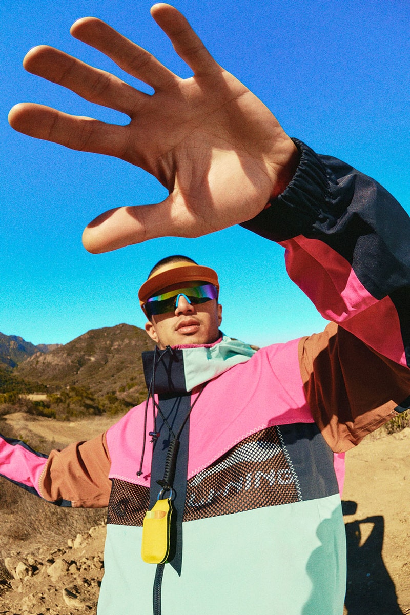 Li-Ning Sportswear Summer 2022 Collection Motocross Climbing Outdoors Outerwear Bucket Hat Flat-Peak Cap 
