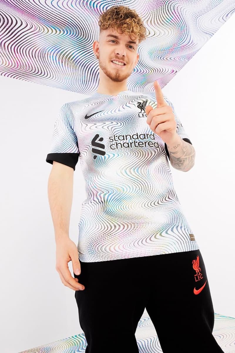 Nike And Liverpool Present The 2022/23 Away Jersey For The New Premier League Season With Jordan Henderson 