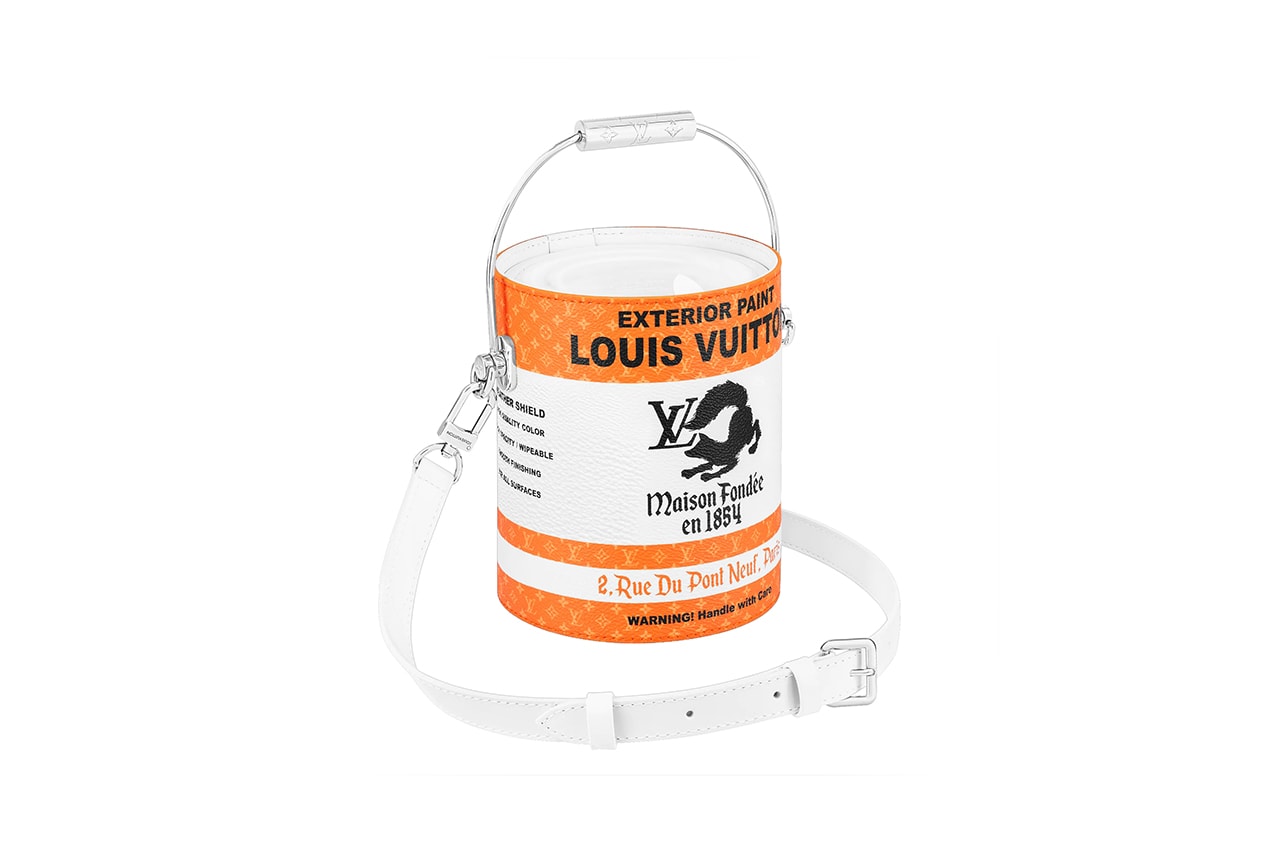 Louis Vuitton Drops Virgil's FW22 Runway Paint Can Bag