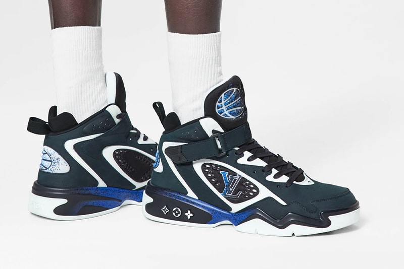 Louis Vuitton LV Trainer 2 Sneakers High Top Basketball Virgil Abloh Fall Winter 2022 FW22 Runway Show Release Information