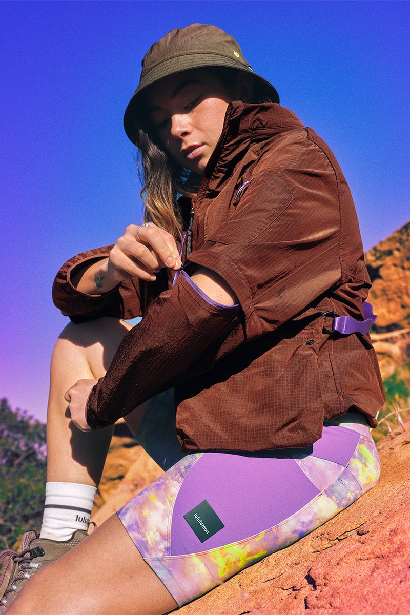 lululemon ss22 Hike Collection lookbook hiking outdoors summer