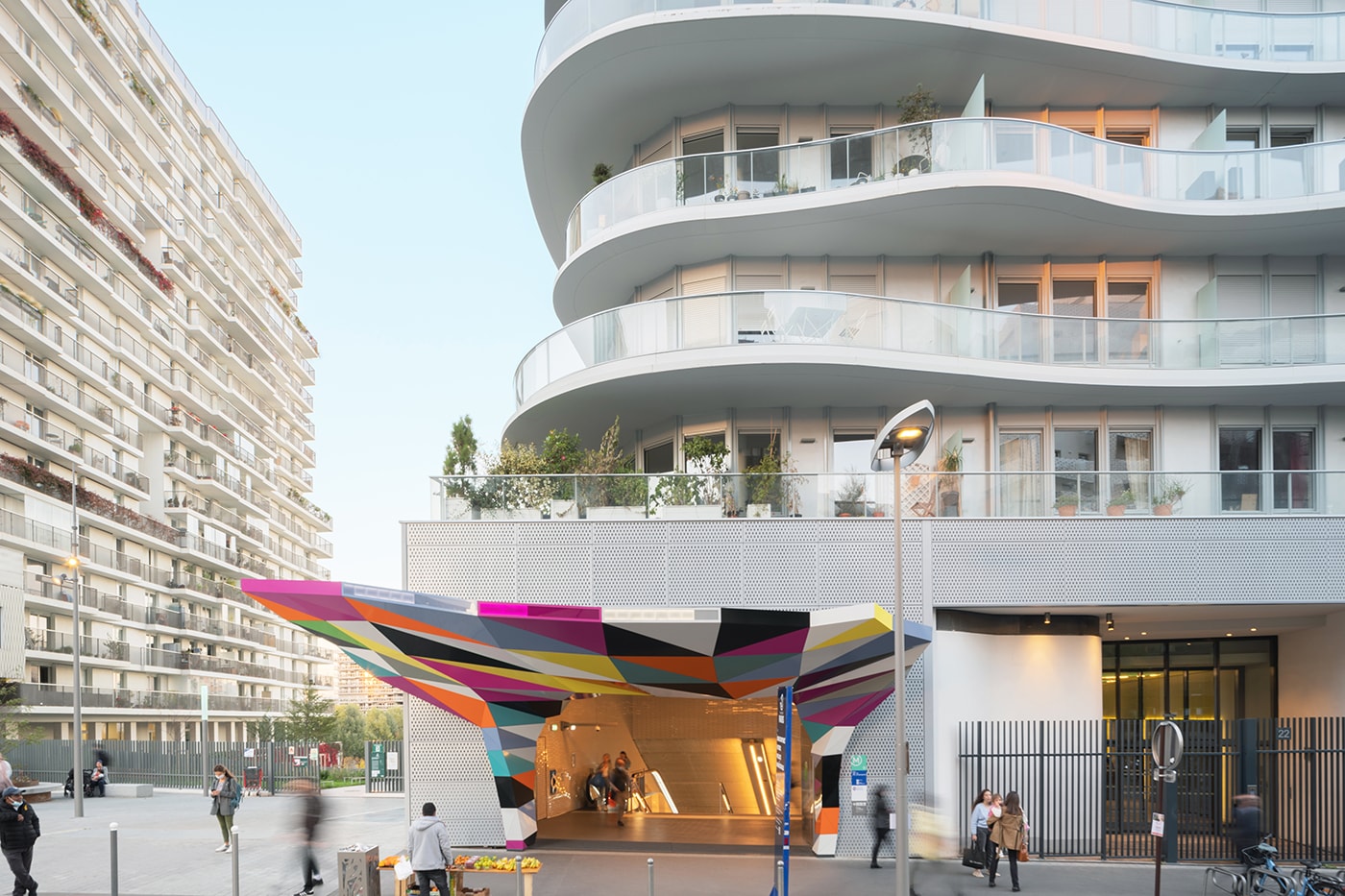 MAD's Sinuous Housing Block Brings a New Landmark to Paris