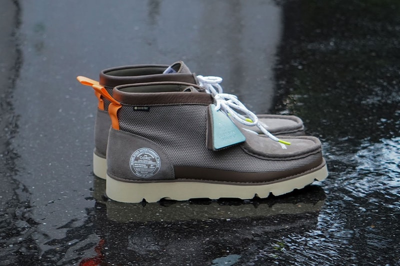 Magic Stick Clarks Originals second collaboration gore-tex naotaka konno wallabee boots water resistant vibram tiffany blue singin in the rain release info date price