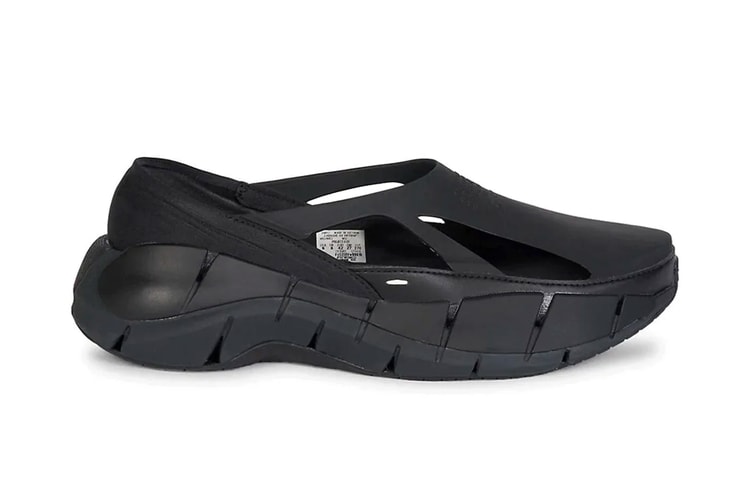 Maison Margiela and Reebok Quietly Drop a Rubbery Black Croafer