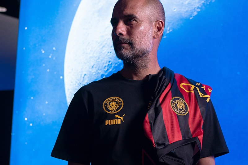 Manchester City's 2022/23 Away Kit Arrives in Red and Black Stripes