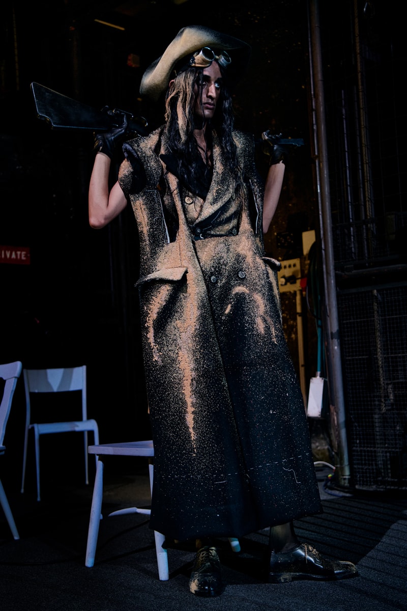 Maison Margiela 2022 Version of Haute Couture Sets Ablaze a Cinema Inferno