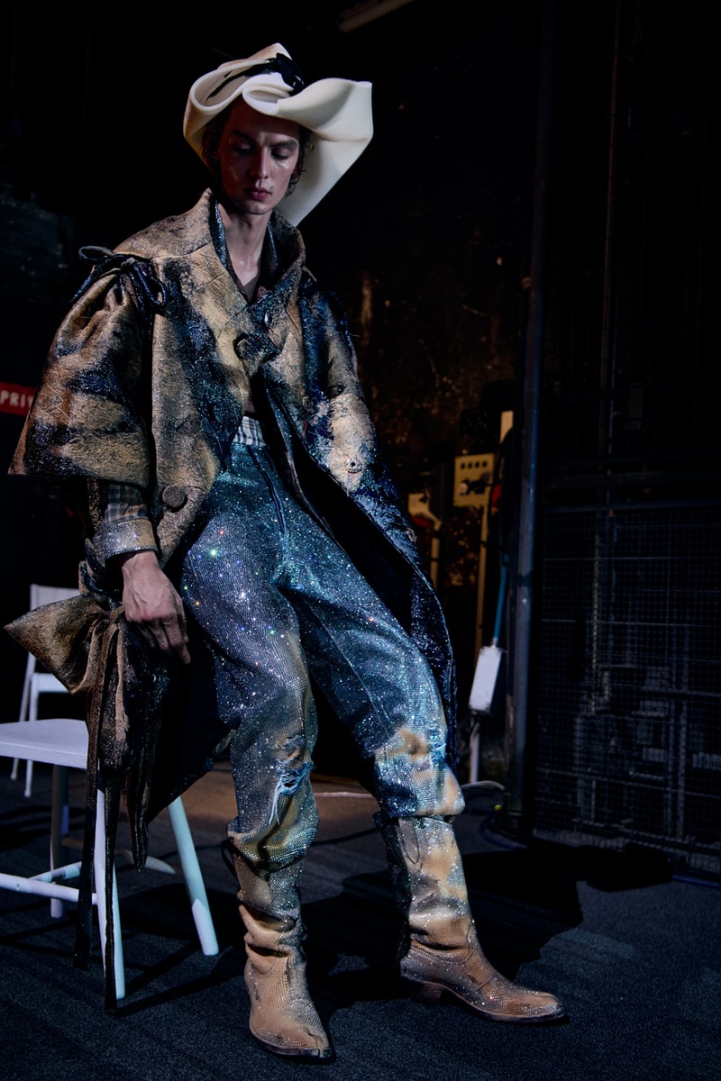 Maison Margiela 2022 Version of Haute Couture Sets Ablaze a Cinema Inferno