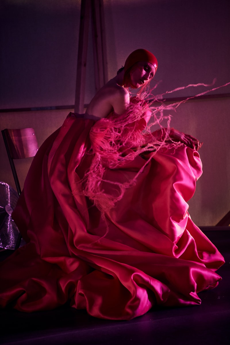 Maison Margiela 2022 Version of Haute Couture Sets Ablaze a Cinema Inferno
