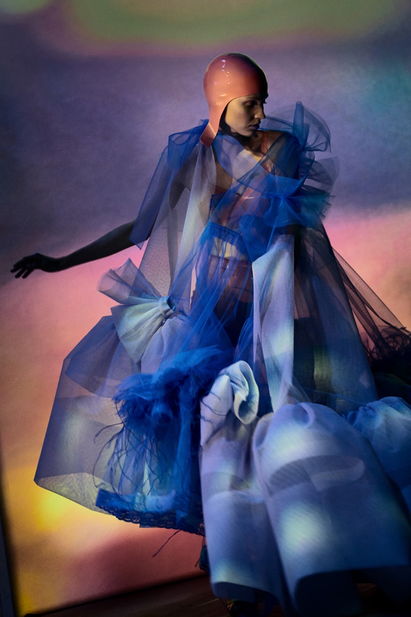 Maison Margiela 2022 Version of Haute Couture Sets Ablaze a Cinema Inferno
