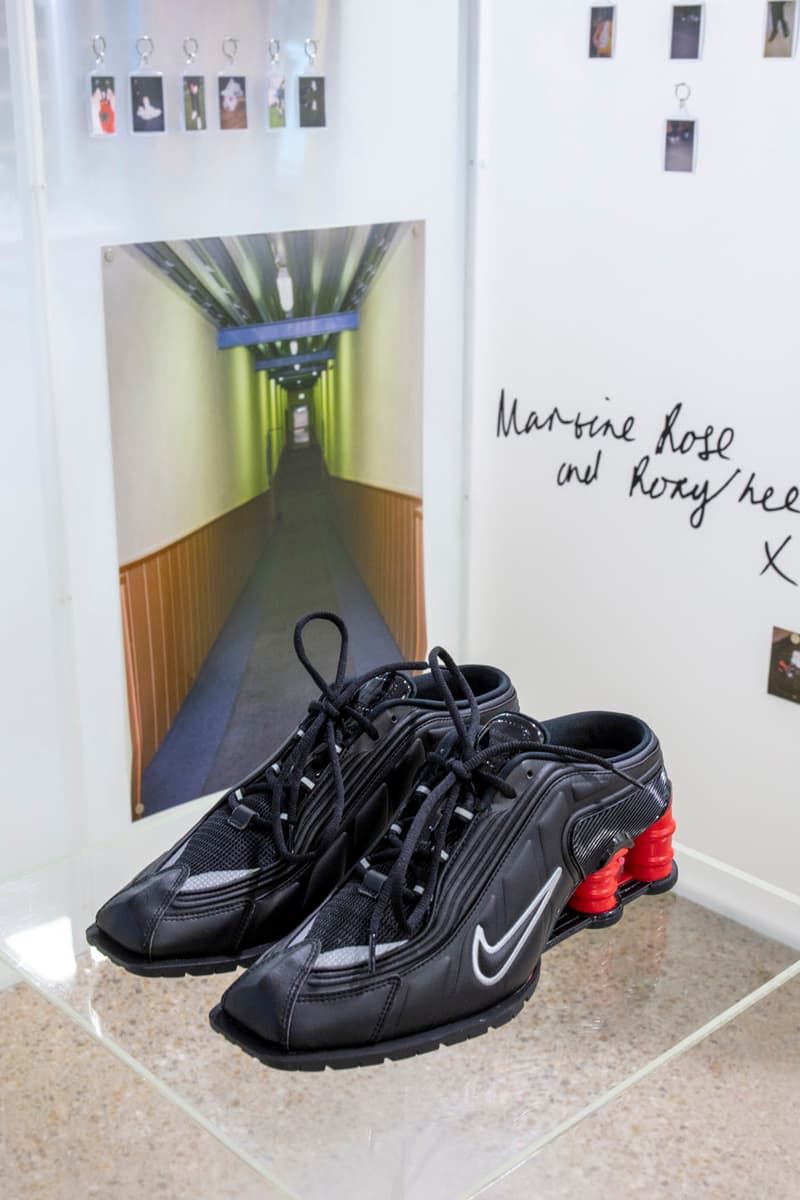 Martine Rose x Nike Shox MR4 Mule Dover Street Market London Installation Roxy Lee Women's Football 