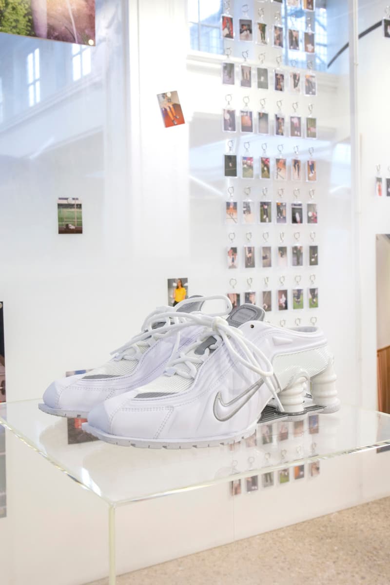 Martine Rose x Nike Shox MR4 Mule Dover Street Market London Installation Roxy Lee Women's Football 